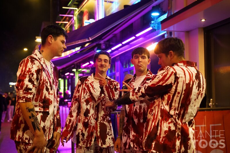 Halloween kostuums op Stratumseind